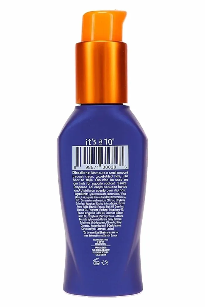 Масло для волос с кератином